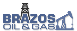 A blue and white logo for azos & gas.